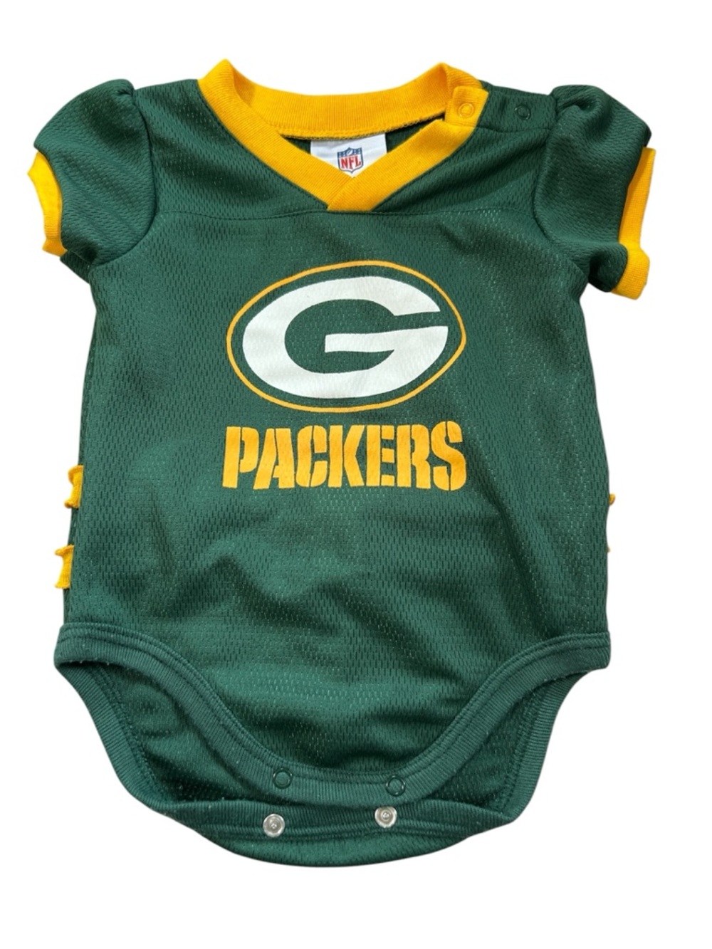 NFL Green Bay Packers Baby Bodysuit - Green & Gold Trim